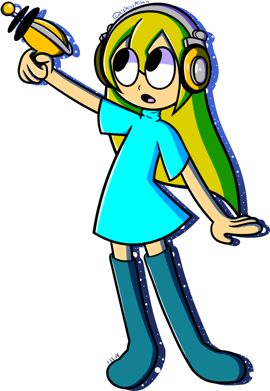 Shoot 'em Up Radio Lady - Rhythm Heaven Shoot Em Up (1000x1400), Png Download