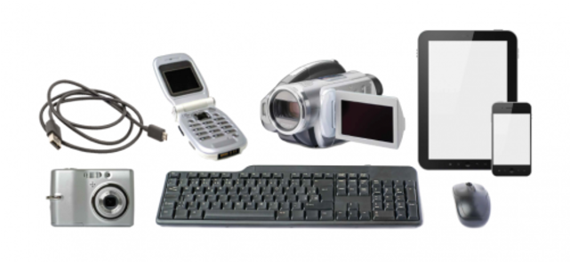 Electronic Items - Personal Computer (640x480), Png Download