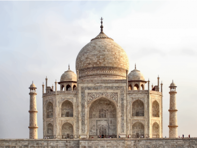 Taj Mahal Png Transparent Images - Taj Mahal (640x480), Png Download