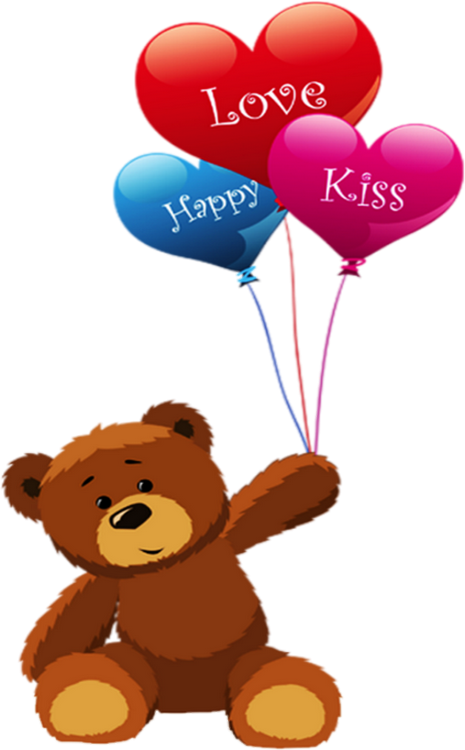 Clipart Girl's Teddy Bear (465x750), Png Download