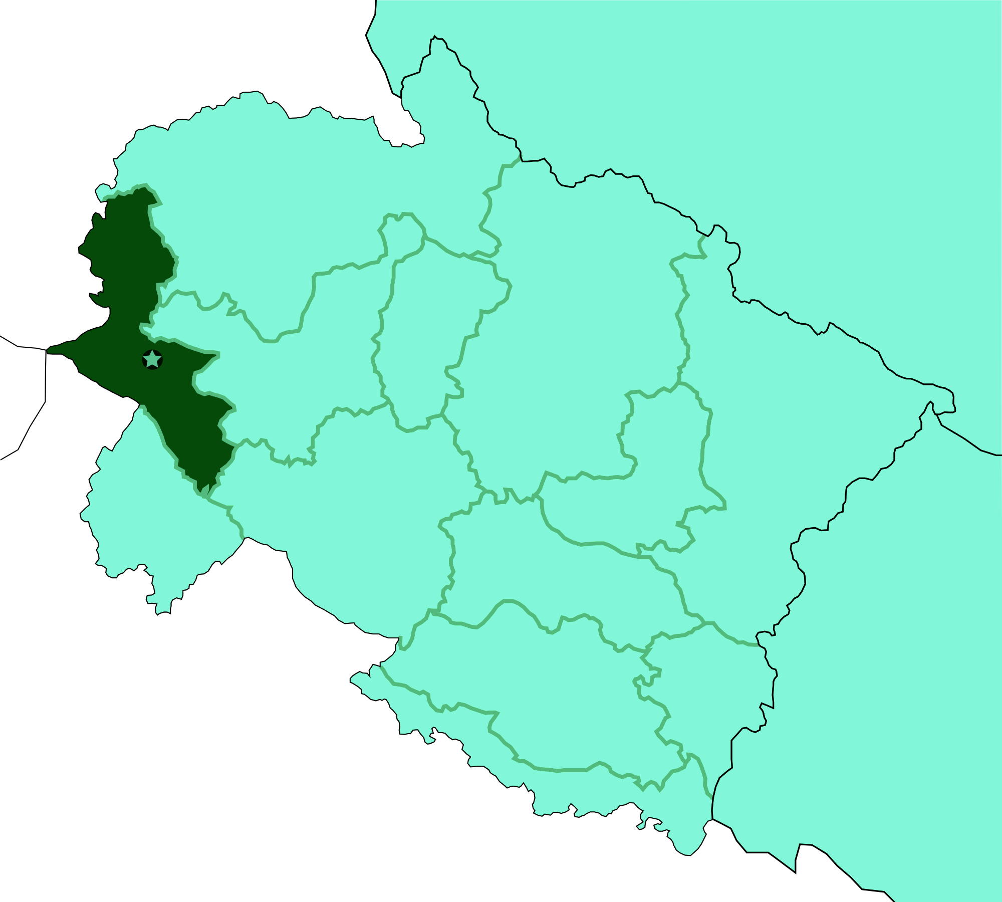 Map - Uttarakhand Map Outline (2000x1800), Png Download