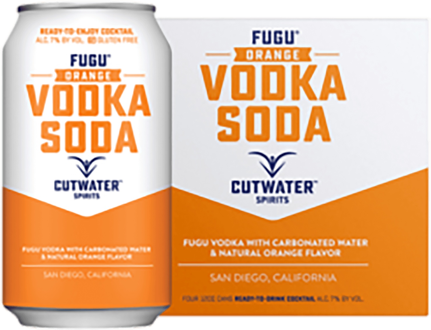 Download Cutwater Spirits Fugu Orange And Vodka Soda Beer Full Size
