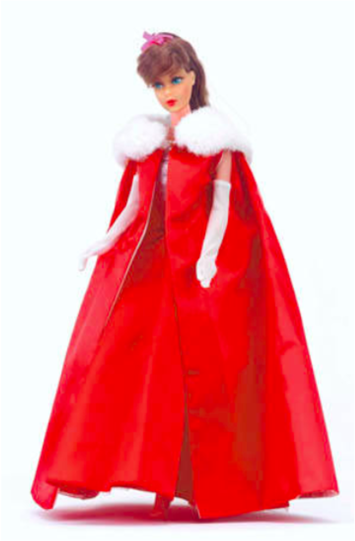 This Barbie Also Comes From The Private Collection - Barbie In Midnight Red From 1965 (1950x1100), Png Download