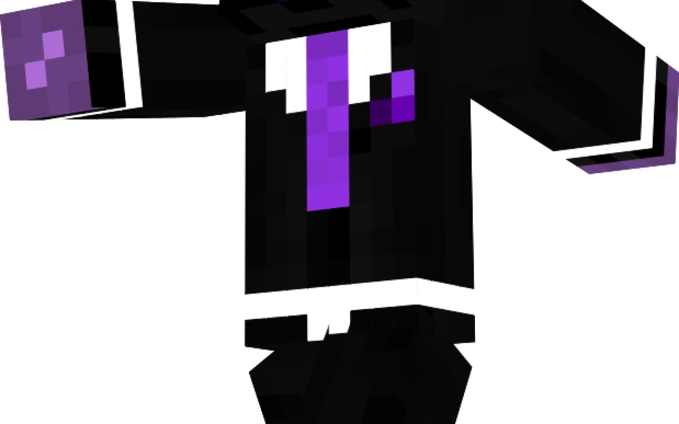 Minecraft Enderman In A Suit Skin Softland Hot Trending - Graphic Design (1368x855), Png Download