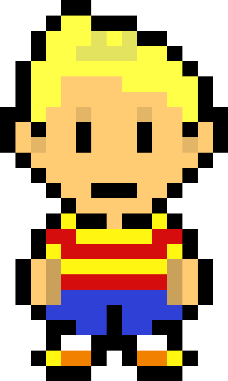 Lucas - Lucas Mother 3 Pixel Art (1400x1700), Png Download