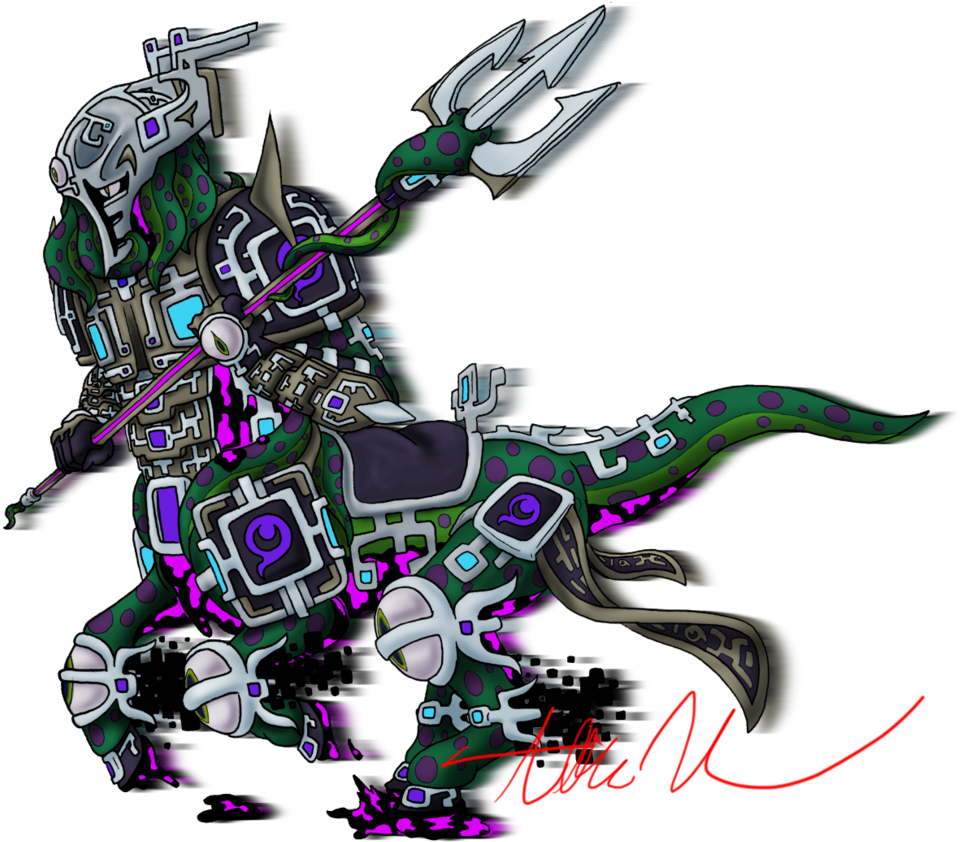 Q'bthulu's Guard - Trove Fan Art (1024x878), Png Download