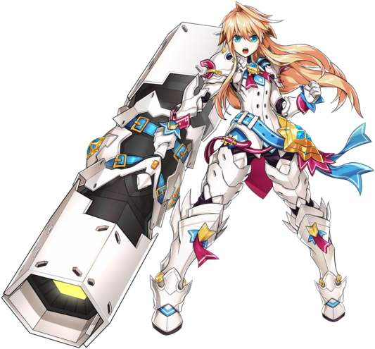 Iron Paladin Right - Iron Paladin Fanart Elsword Chung Ip (550x565), Png Download
