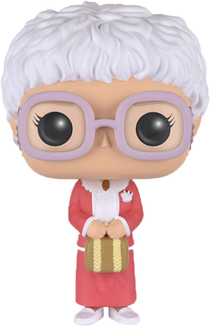 Golden Girls Sophia Funko Pop - Old Lady Pop Vinyl (857x1024), Png Download