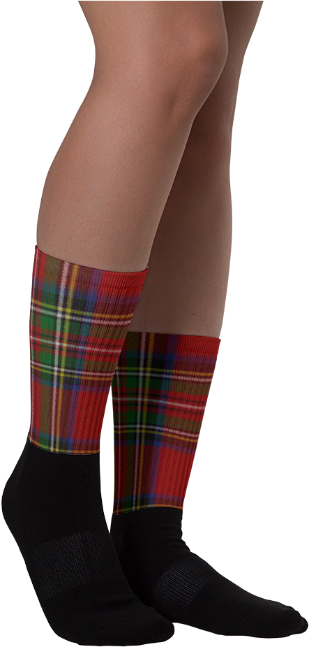 Tartan Socks - Light - Sock (1000x1000), Png Download