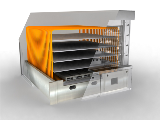 Steam Pipes Deck Oven - Space Heater (650x775), Png Download