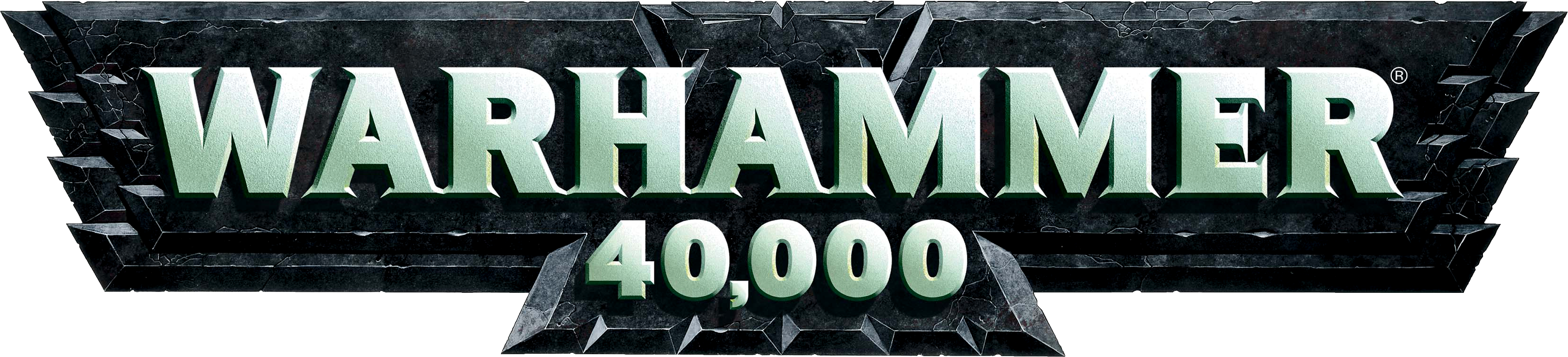 Logo Warhammer 40,000 - Warhammer 40k Logo Small (3318x757), Png Download