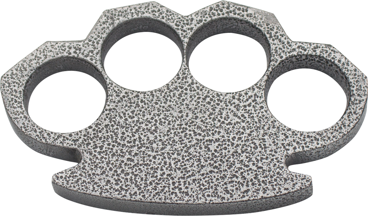 Steam Punk Compact Gray Aluminum Paper Weight - Brass Knuckles (1500x1500), Png Download