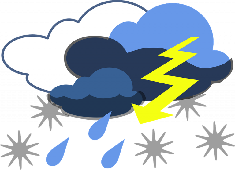 Graphic Freeuse Library Storm House For Free Download - Bad Weather Clip Art (768x554), Png Download