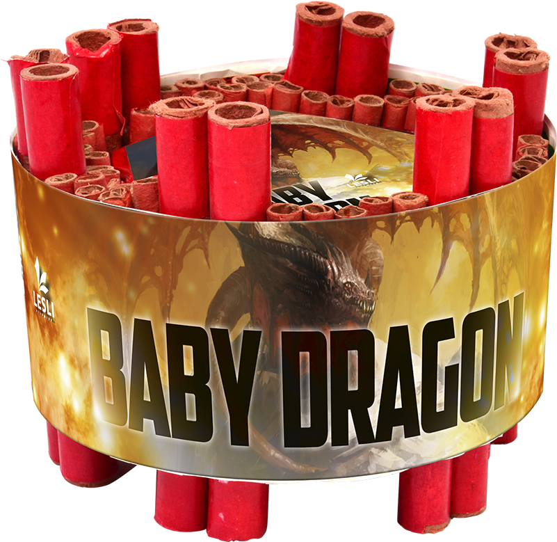 02065 - Baby Dragon - Baby Dragon Vuurwerk (800x800), Png Download