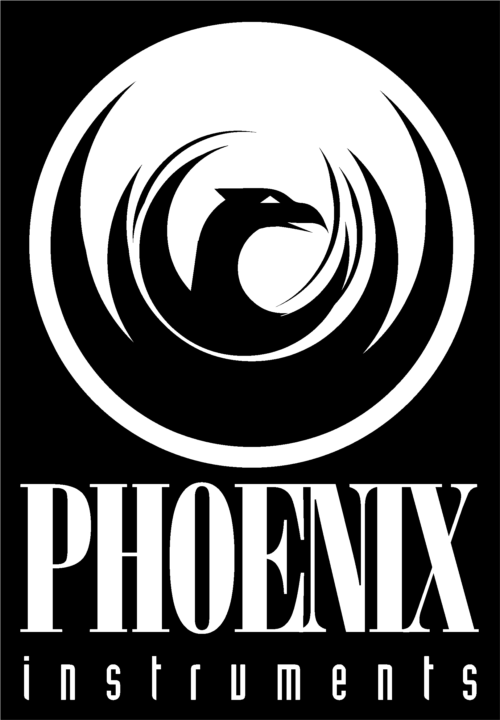 Phoenix Instruments Logo Black And White - Poster (2400x2400), Png Download