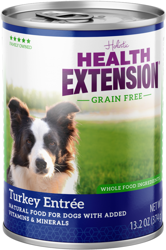 Health Extension Turkey Entree Canned Dog Food - Health (714x1000), Png Download