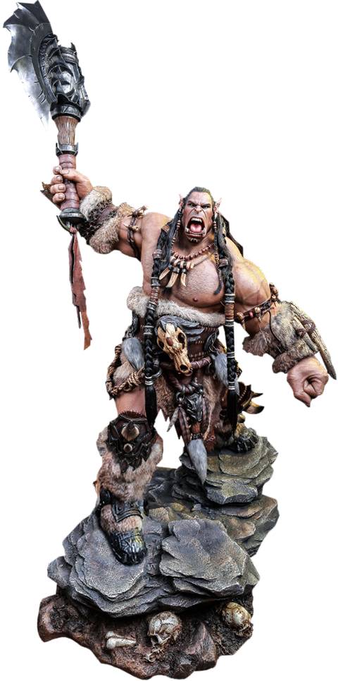 Warcraft - Durotan Boneco (480x965), Png Download