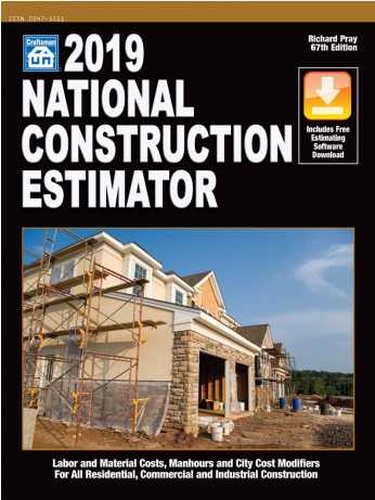 2019nce Web 2 - 2019 National Construction Estimator (736x460), Png Download