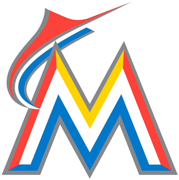 Atlanta Braves Baseball Clipart - Miami Marlins Logo (600x600), Png Download