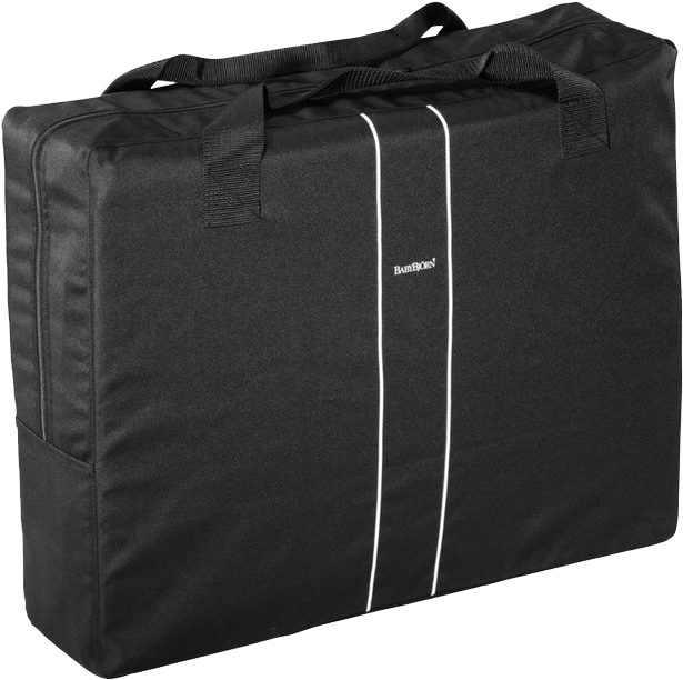 Carry Bag For Travel Cot Black - Baby Bjorn Travel Crib (768x719), Png Download