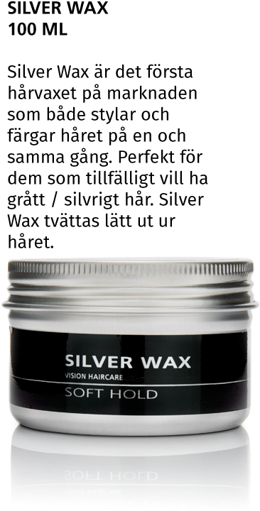 Silver Wax 100 Ml - Vision Haircare Silver Wax (567x907), Png Download