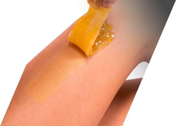 Removing Sugar Wax From Leg - Wood (697x500), Png Download
