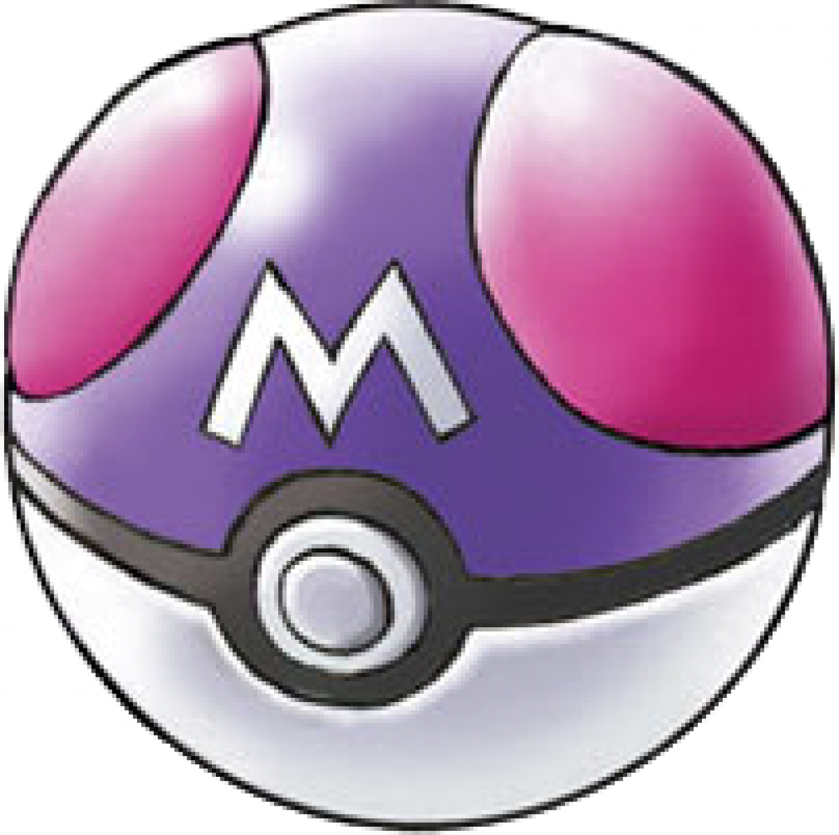 Dónde Encontrar La Master Ball En Pokémon Rojo, Azul - Master Ball (1200x1194), Png Download
