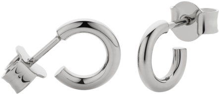 Meadowlark • Taboo Hoop Earrings Small • Sterling Silver - Earrings (750x750), Png Download