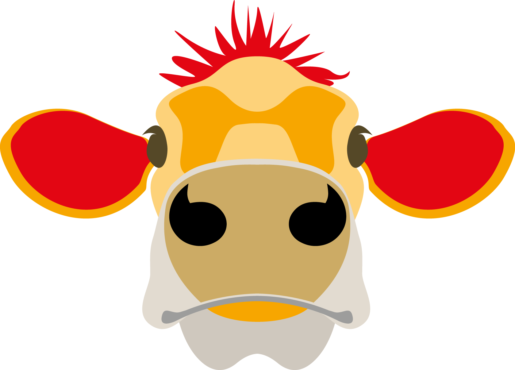 Dairy Cow (1679x1206), Png Download