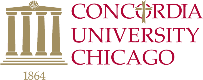 Concordia University Chicago - Concordia Chicago Logo Png (900x360), Png Download