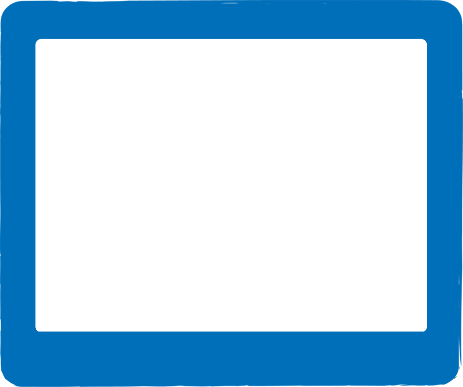 Short A - Mobile Phone Icon Blue (946x791), Png Download