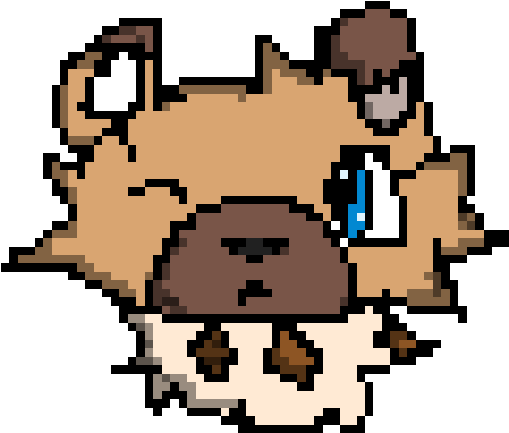 Rockruff - Cartoon (1200x1200), Png Download