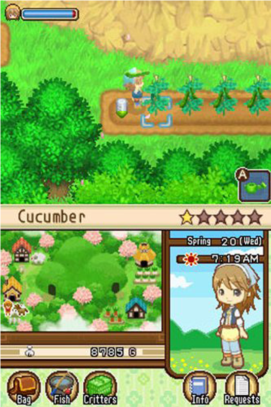 Download Harvest Moon Ds The Tale Of Two Towns Nds Full Size PNG Image PNGkit