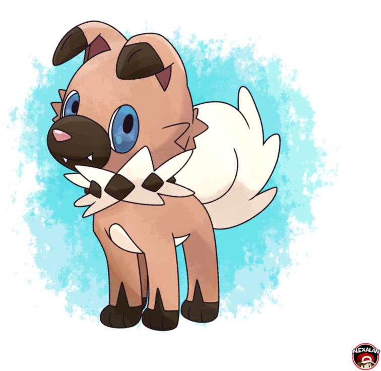 Pokémon Sol, Juegos De Pokemon, Entrenadores Pokemon - Pokemon Moon Dog Pokemon (912x876), Png Download