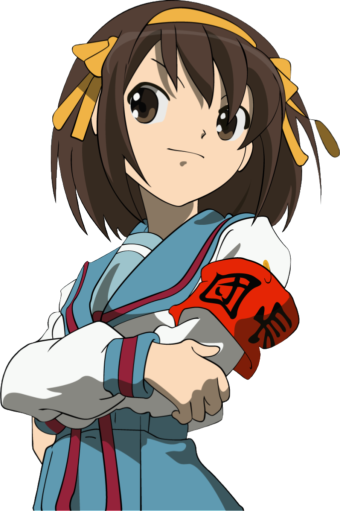 Haruhi Suzumiya Is The Greatest Character Of All Time - Japanese That Look Like Anime (682x1023), Png Download