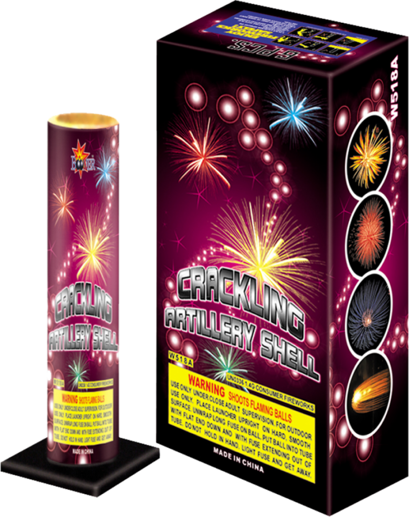 Crackling Artillery Shell***sold Out*** - Artillery Shells Fireworks For Sale (811x1024), Png Download