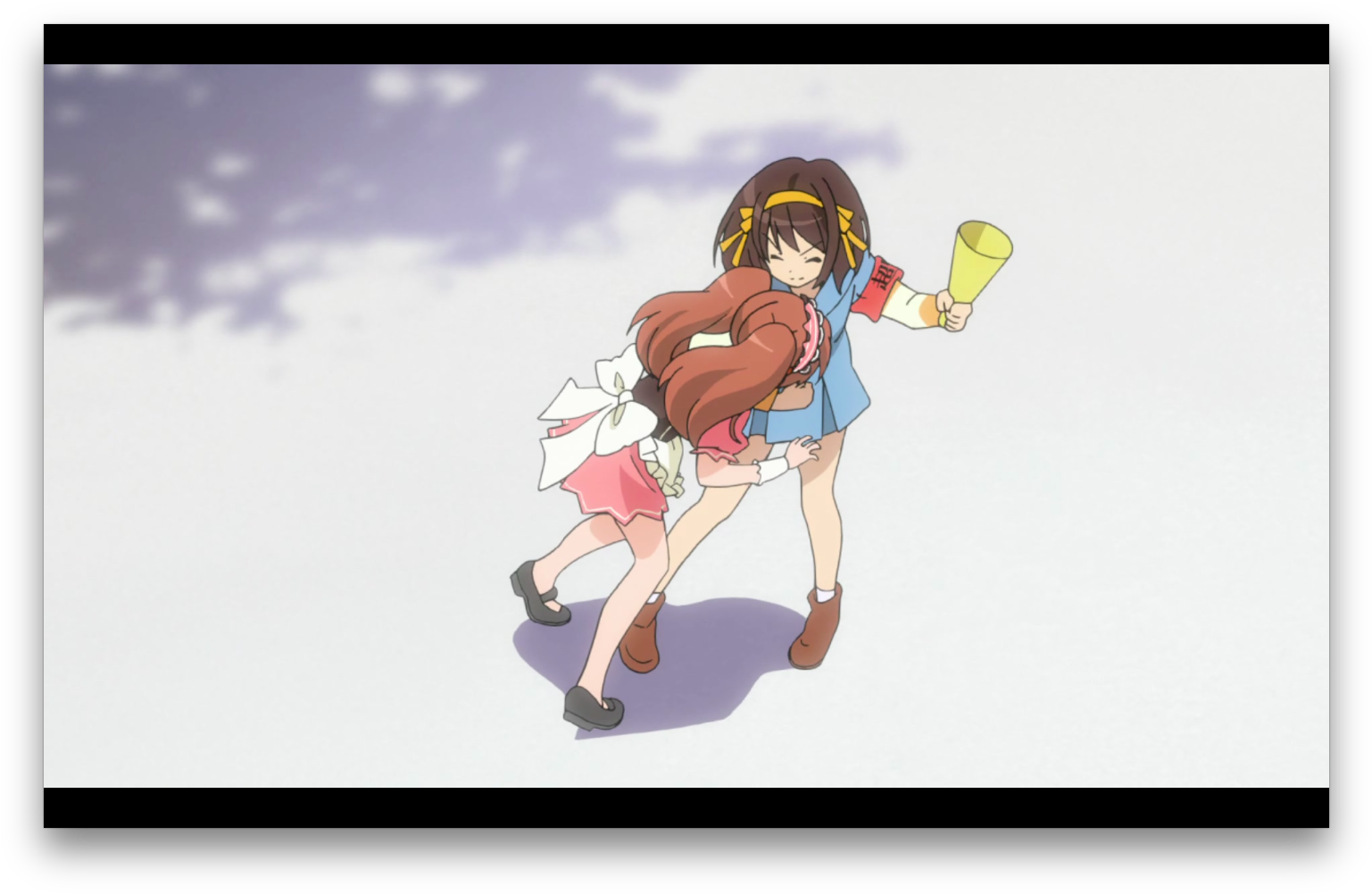 Holy Shit Did Haruhi Just Will Mikuru To Have More - Cartoon (1552x1012), Png Download