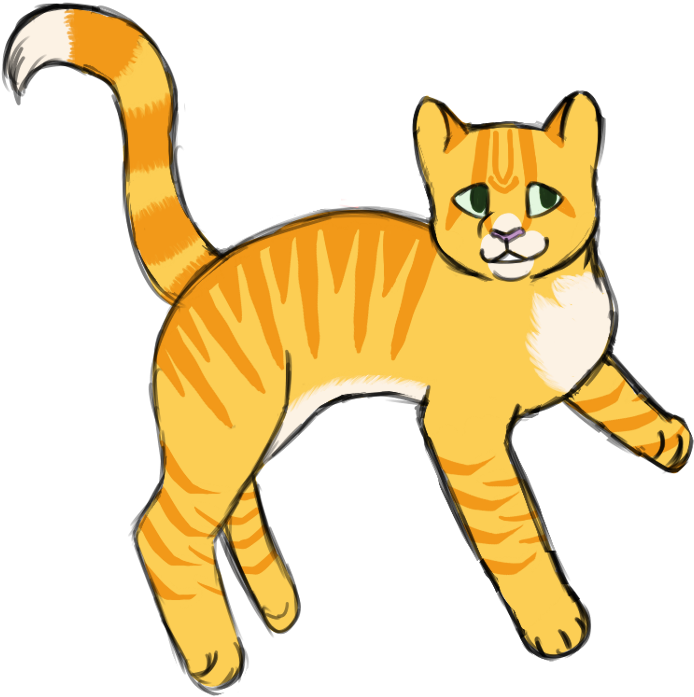 Wrow Look At My Warrior Cat Designs I'm Kind Of Proud - Cat Grabs Treat (838x795), Png Download