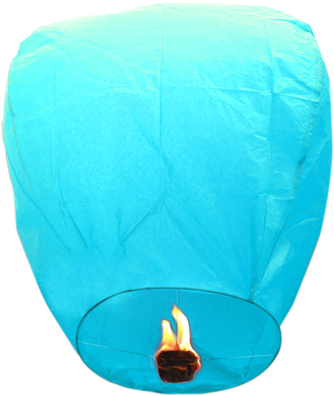 Sky Lantern Color - Inflatable (1000x1000), Png Download