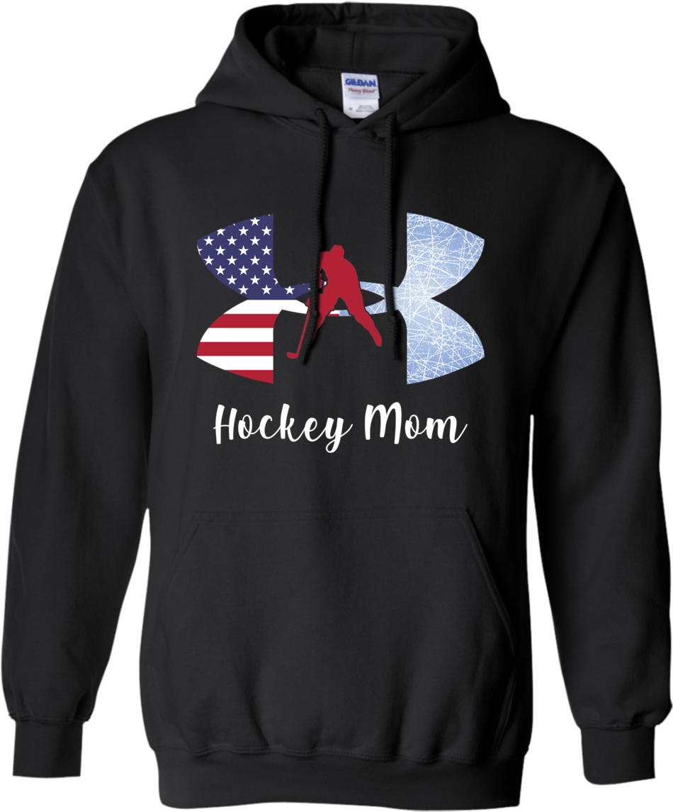 Ice Hockey Mom - No Such Thing As A Fish Hoodie (1155x1155), Png Download