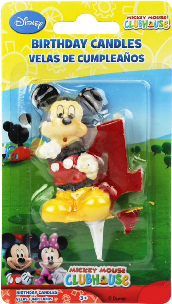 3d Mickey Mouse Zahl - Mickey Mouse Clubhouse (700x700), Png Download