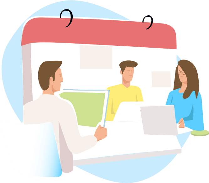 One Group, One Calendar - Cartoon (720x600), Png Download