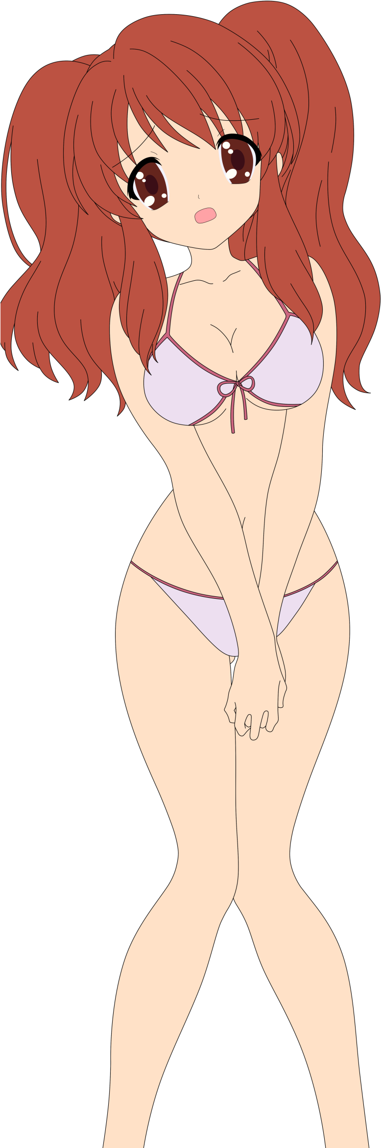 1girl Asahina Mikuru Brown Eyes Brown Hair Cosplay - Cartoon (850x2382), Png Download