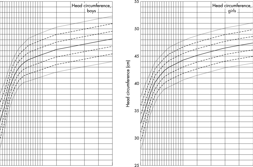 Download Growth Charts For Head Circumference ) Of Boys (a) 2017 년 자산