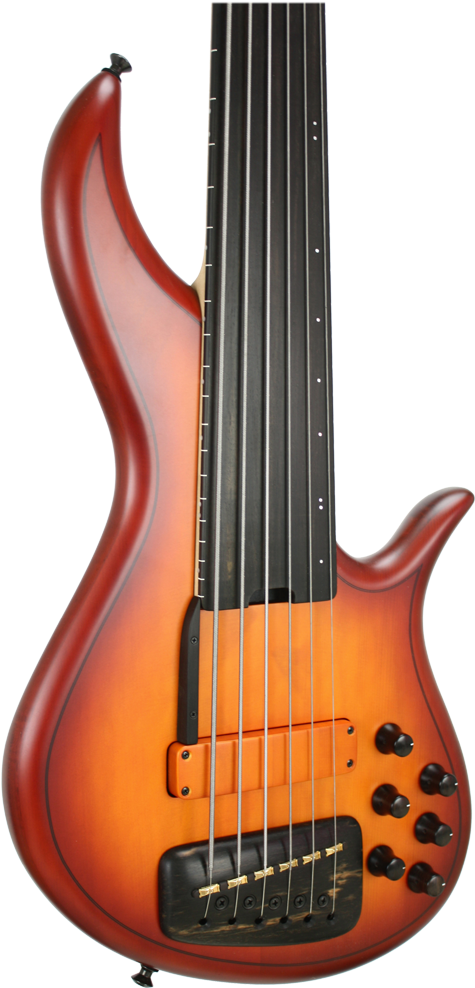 Ac - F Bass Alain Caron 6 (474x1000), Png Download