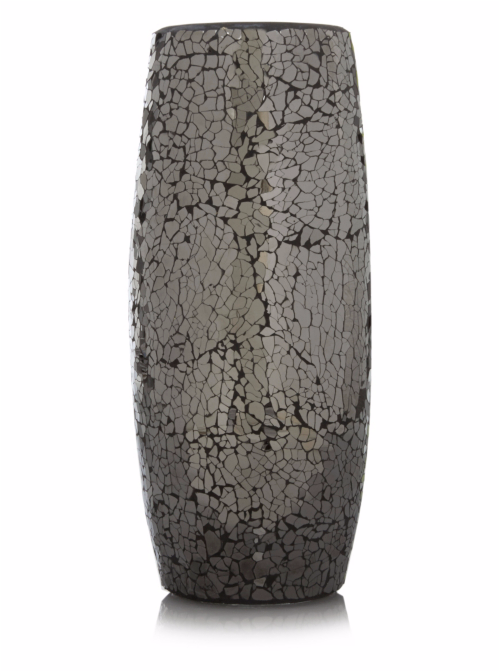 Black Mosaic Vase - Vase (832x670), Png Download