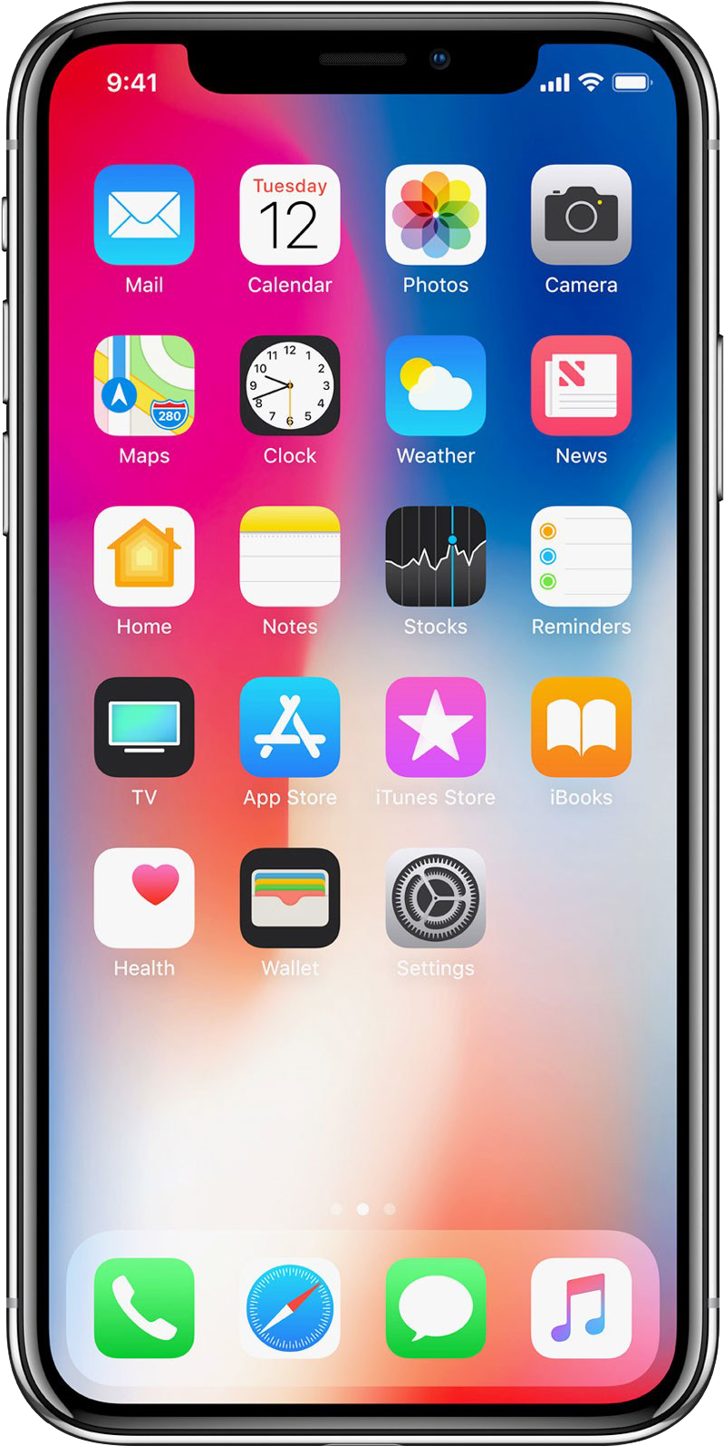 Download - Draw A Iphone X (2400x1799), Png Download