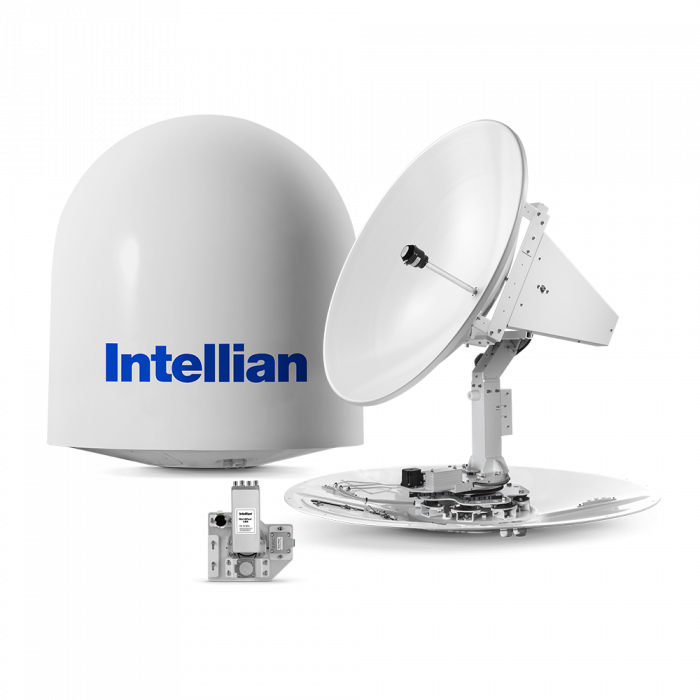 Intellian T100w 3-axis Global Marine Satellite Tv System - Intellian T80w (700x700), Png Download
