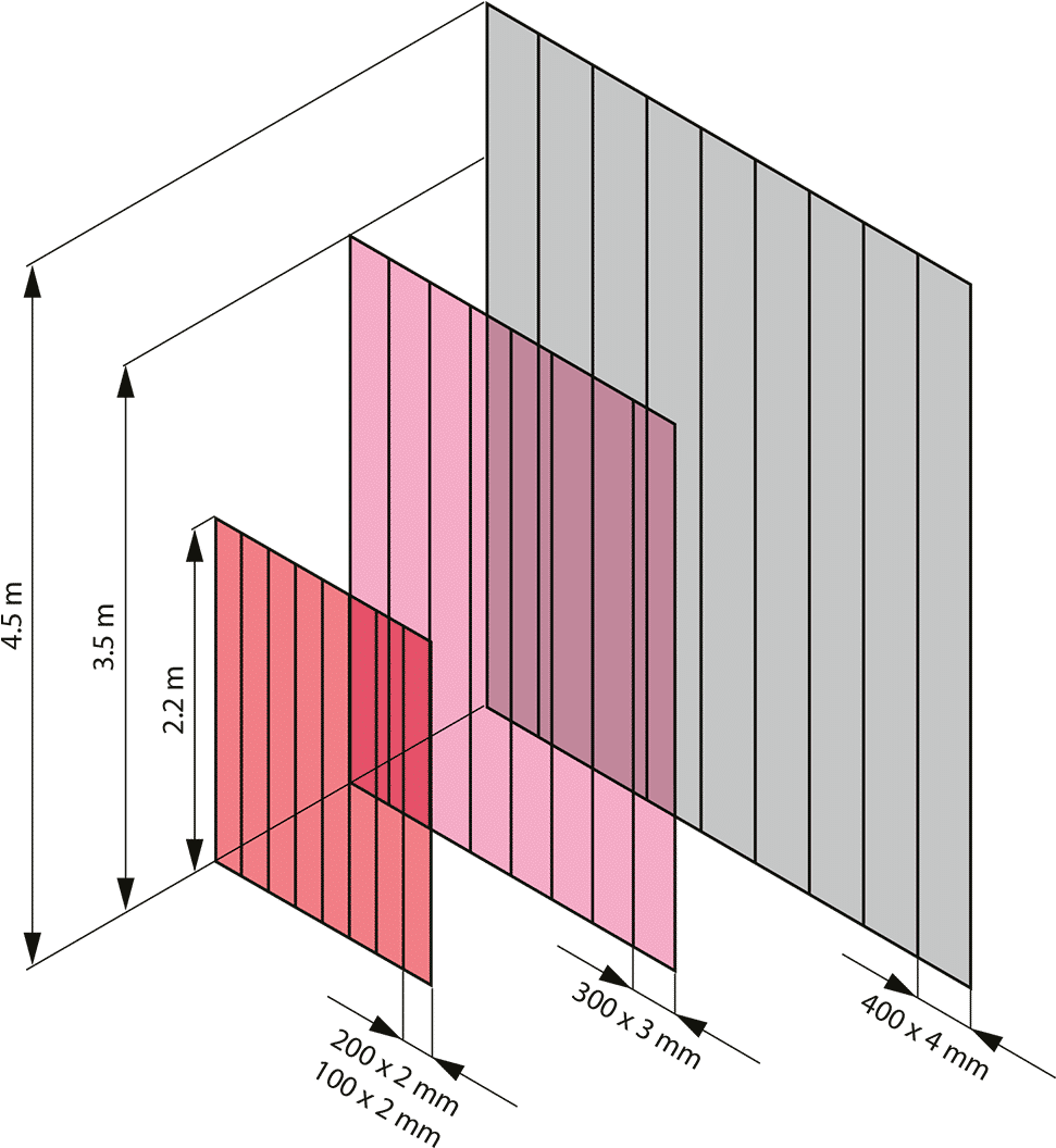 Pvc Bar Dimensions - Diagram (1142x1142), Png Download