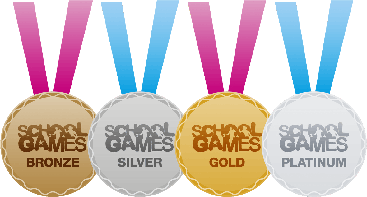 School Games - Gold School Games Mark (1200x643), Png Download